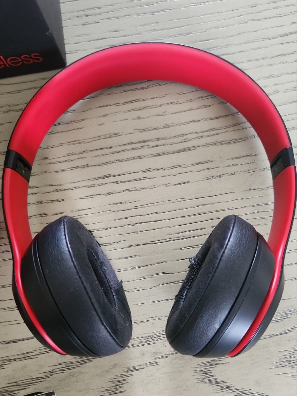 Beats by Dre Solo3 Wireless On-Ear Headphones - Red and Black
